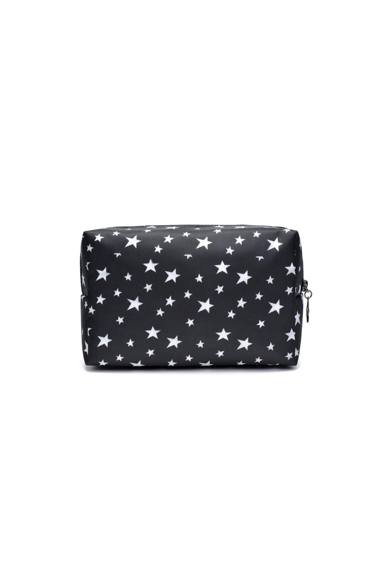 Starlite Cosmetic & Travel Organizer Pouch, Alternate, color, Black White