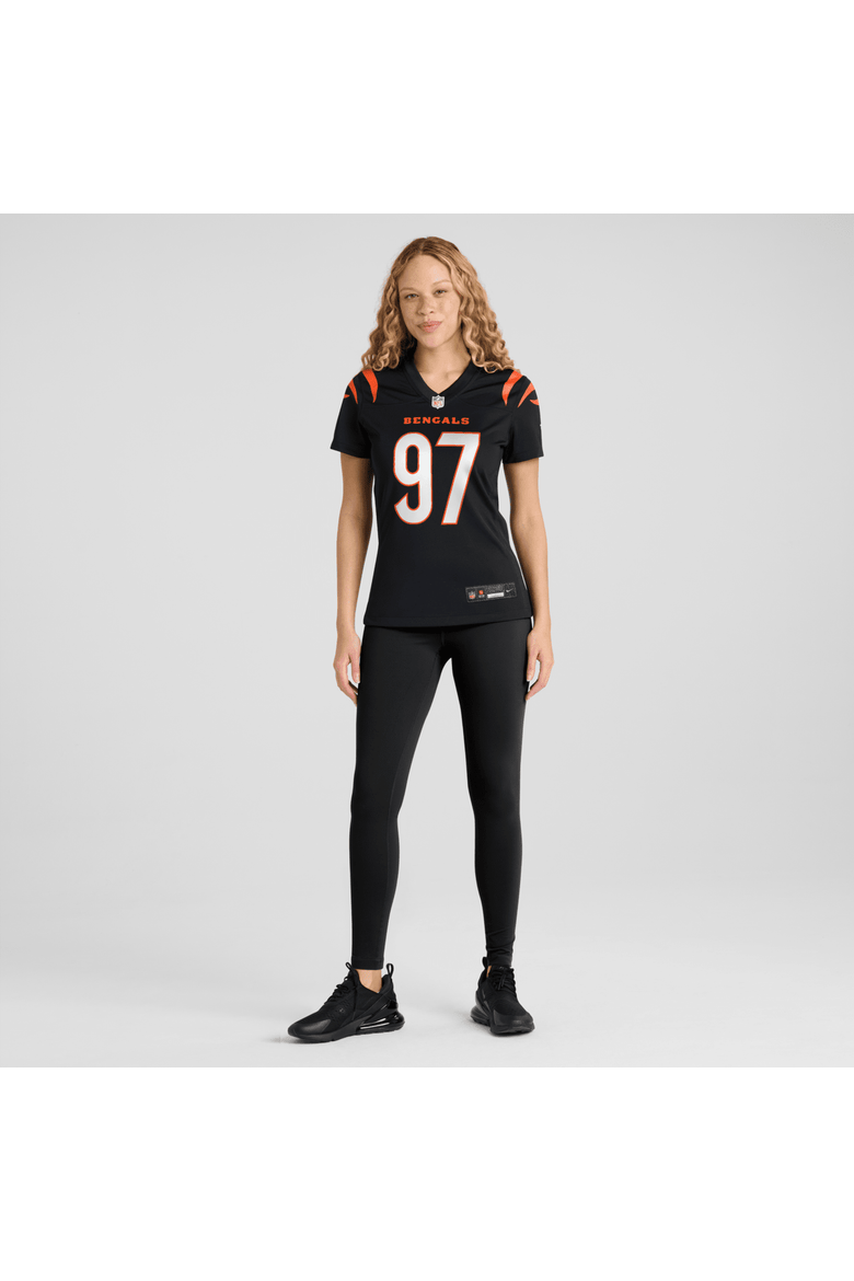 Women's Nike Dexter Lawrence II Black Cincinnati Bengals Game Jersey, Alternate, color, Black