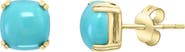 EFFY 14K Yellow Gold Turquoise Stud Earrings