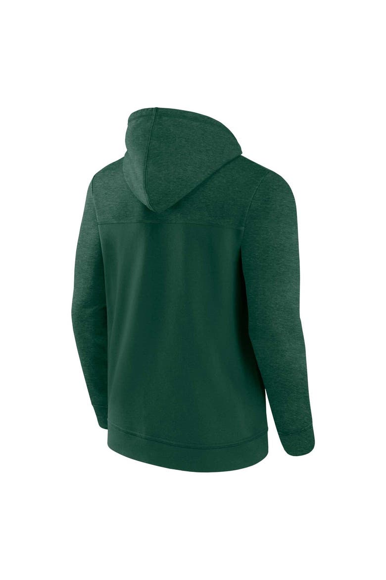 Men's Fanatics Branded Hunter Green Milwaukee Bucks Offensive Line Up Full-Zip Hoodie, Alternate, color, Hunter Green