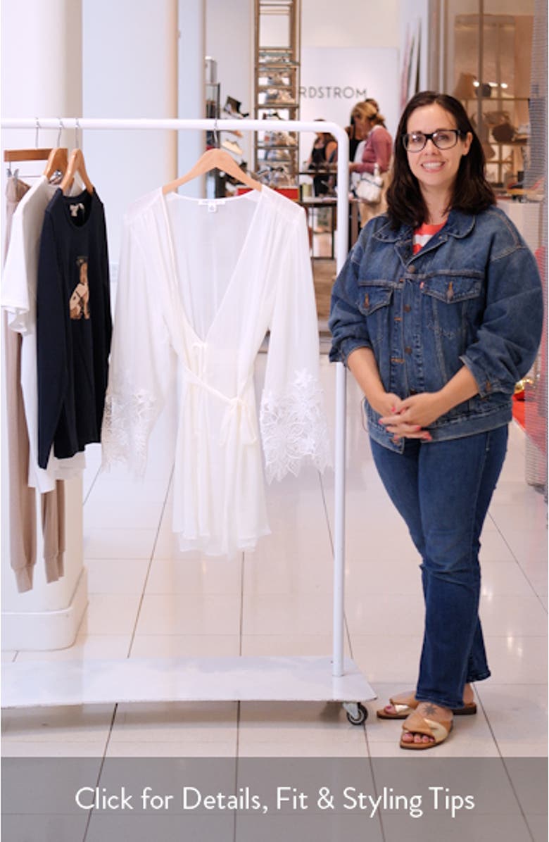 Delight Lace Cover-Up Robe, sales video thumbnail