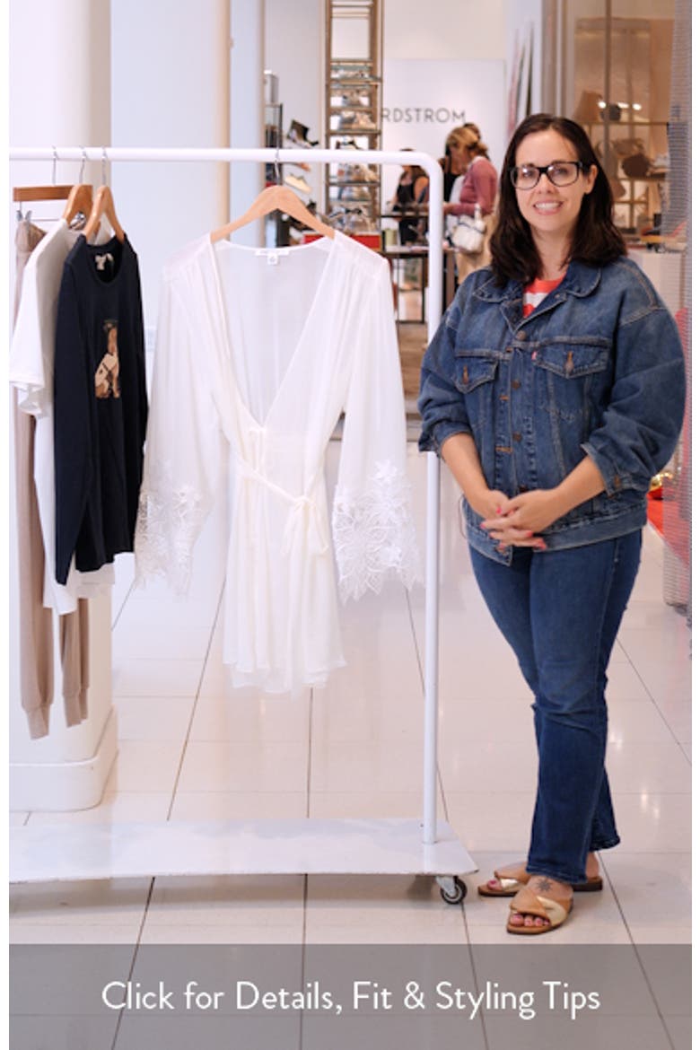 Delight Lace Cover-Up Robe video