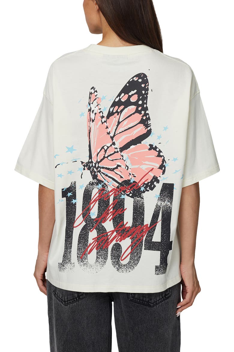 Oversized Soaring T-Shirt, Alternate, color, Ivory