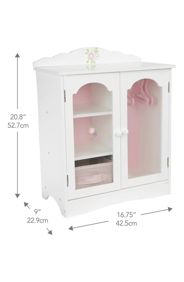 Teamson Kids Olivia's Little World Little Princess Toy Closet, Alternate, color, White