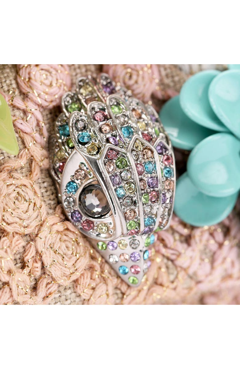 Kurt Geiger London Mini Kensington Floral Applique Crossbody Bag, Alternate, color,