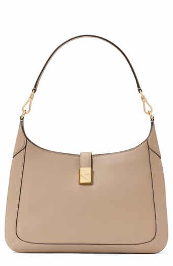 deco leather hobo bag