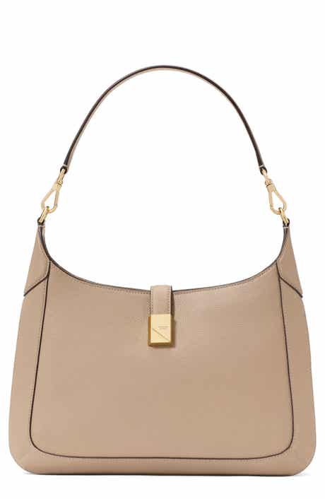 deco leather hobo bag