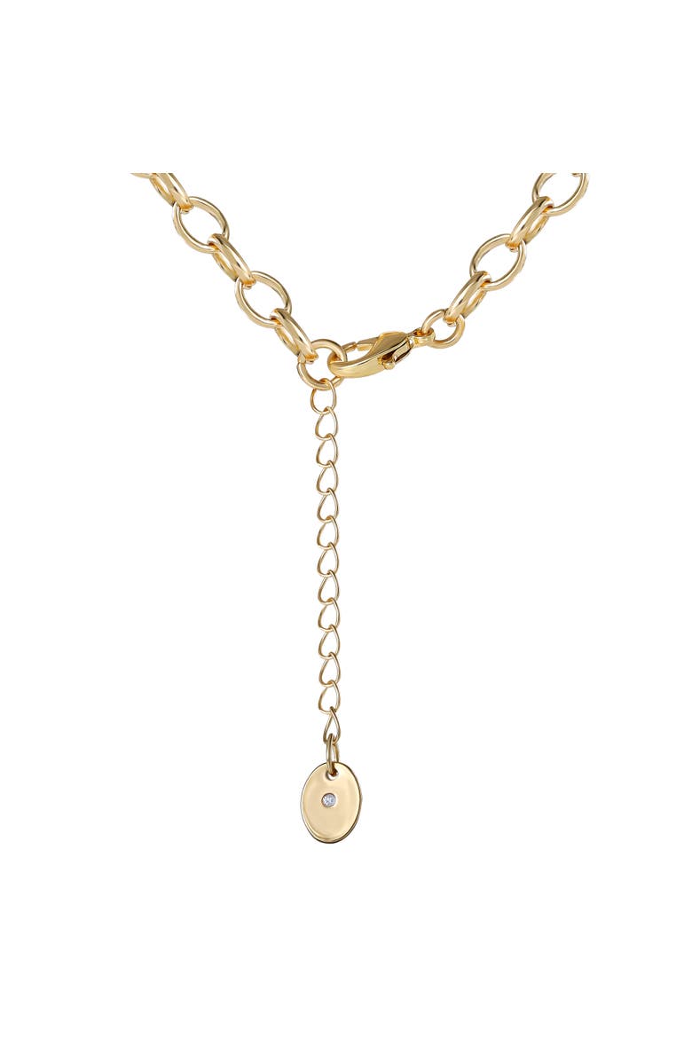 Heart Locket with Key Pendant Necklace, Gold-Tone, Alternate, color, Gold Tone