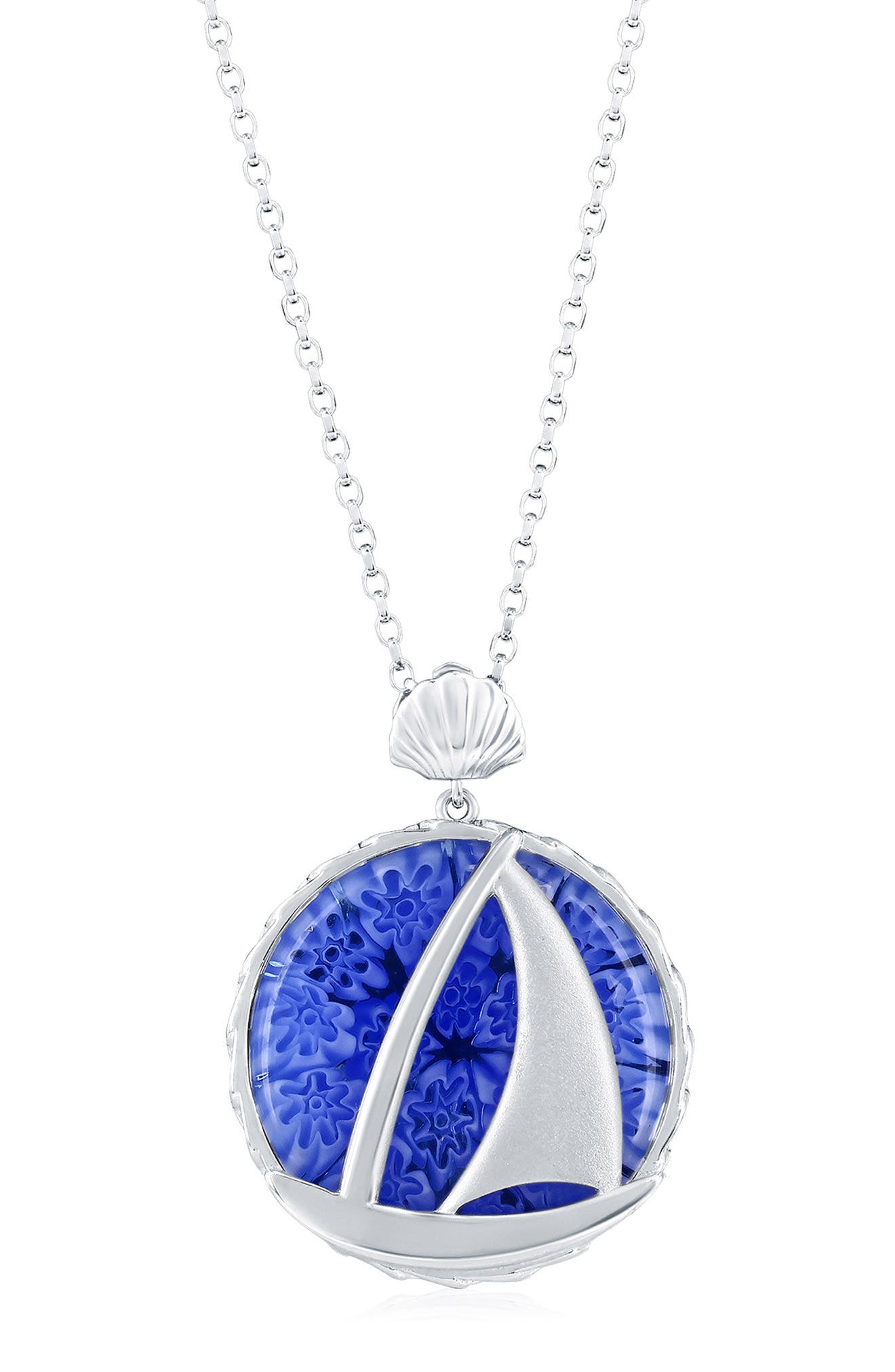 BLUE/ SAILBOAT