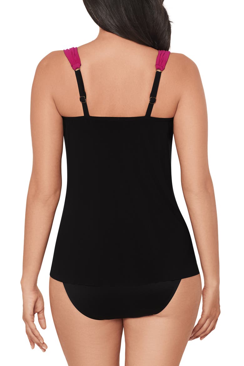 Petali Rosa Dazzle One-Piece Swimsuit, Alternate, color, BLACK/MULTI