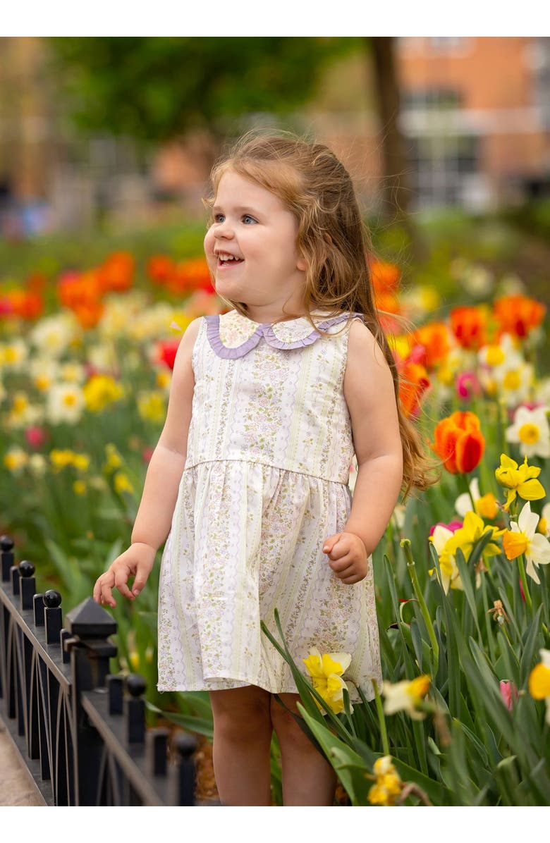 Mabel + Honey Graceful Garden Floral Dress, Alternate, color, Purple