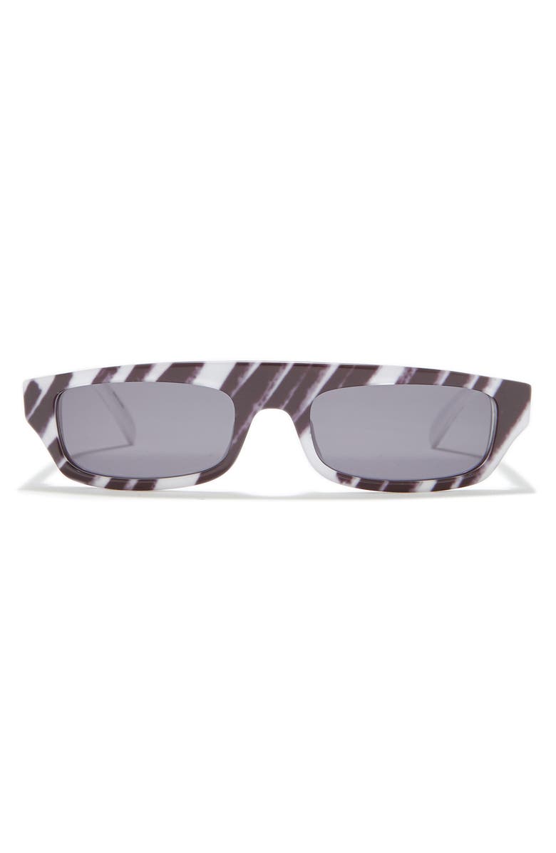 Moschino 55mm Rectangle Sunglasses, Main, color,