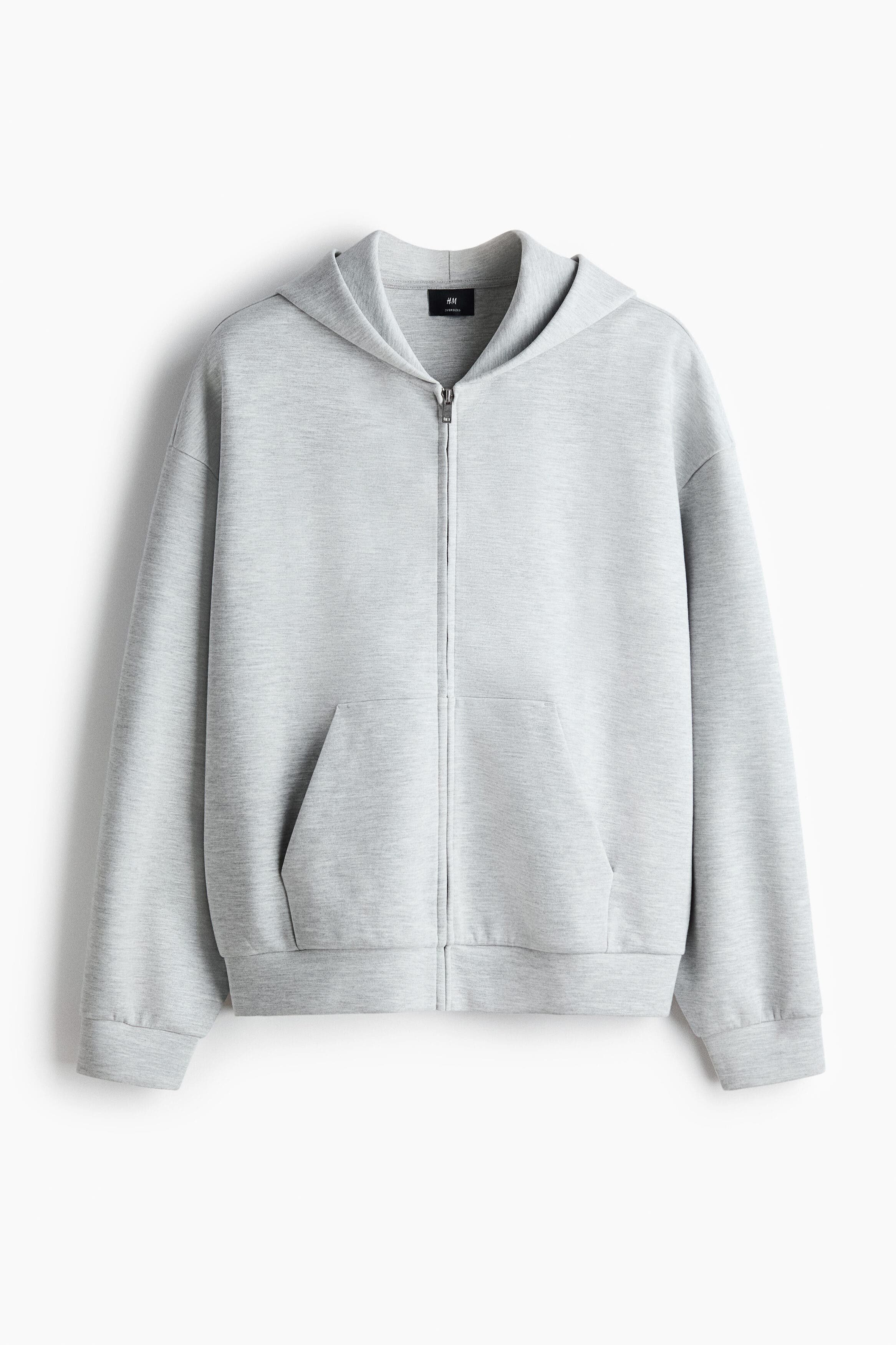 H&M Oversized Interlock Hooded Jacket (Men) | Nordstrom