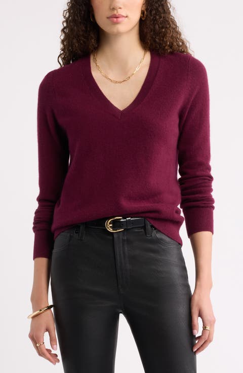V-Neck Cashmere Sweater