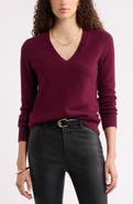 Nordstrom V-Neck Cashmere Sweater