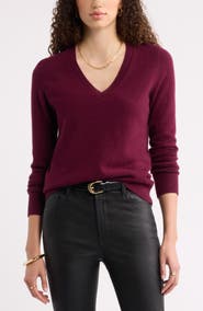 Nordstrom V-Neck Cashmere Sweater