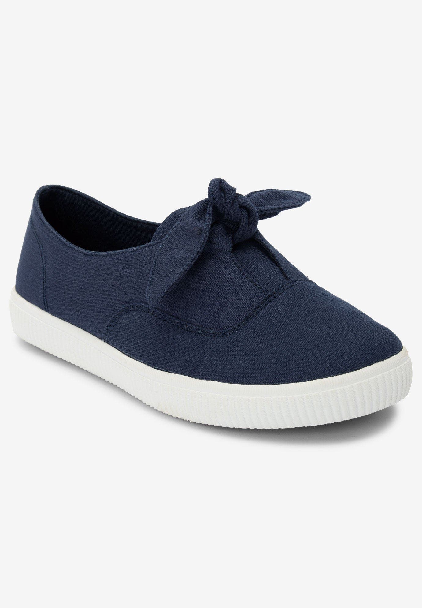 The Anzani Slip On Sneaker, Alternate, color, NAVY