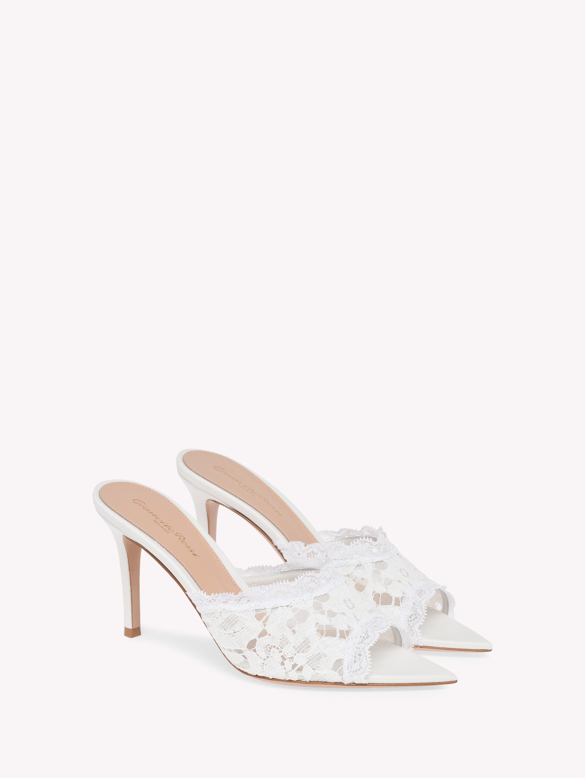 Claudia Mule, Alternate, color, White Fabric