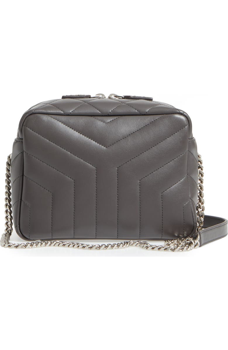 Saint Laurent Small Loulou Leather Bowling Bag, Alternate, color,