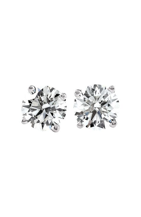 1/4 Ct Diamond Screw Back Studs 14k Gold Lab Grown Eco Friendly