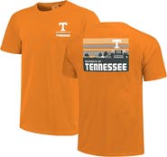IMAGE ONE Men's Tennessee Orange Tennessee Volunteers Striped Campus Skyline T-Shirt