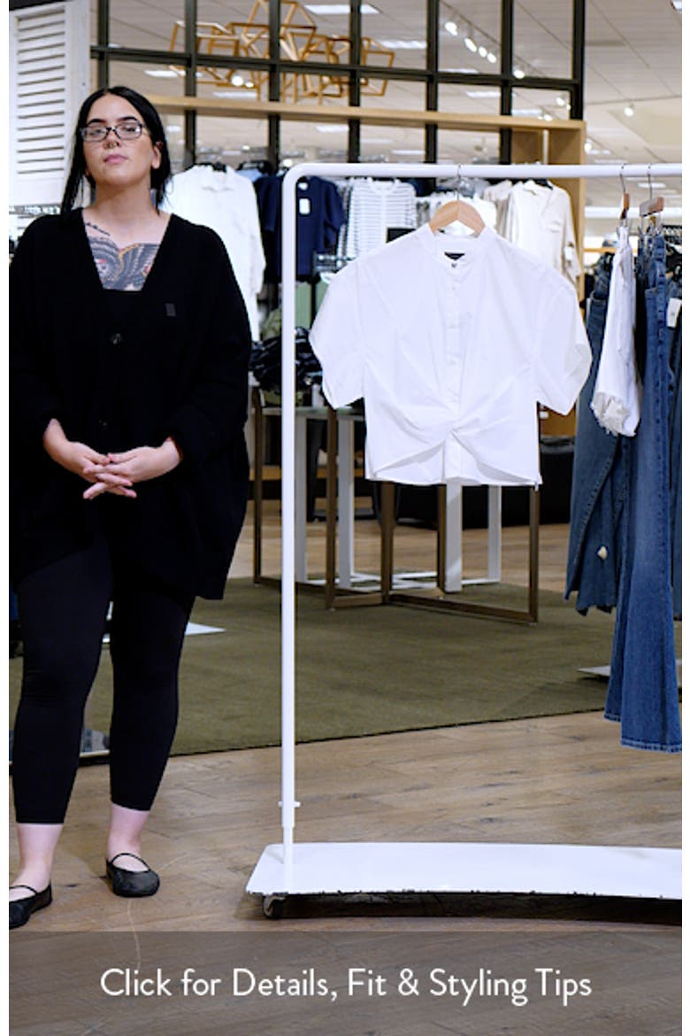 Gretchen Short Sleeve Poplin Button-Up Shirt video
