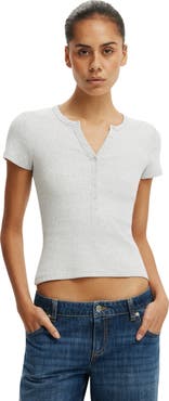 Cotton On Women's Blake Henley Short Sleeve