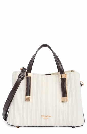 Dinky Dorrie Woven Canvas Satchel