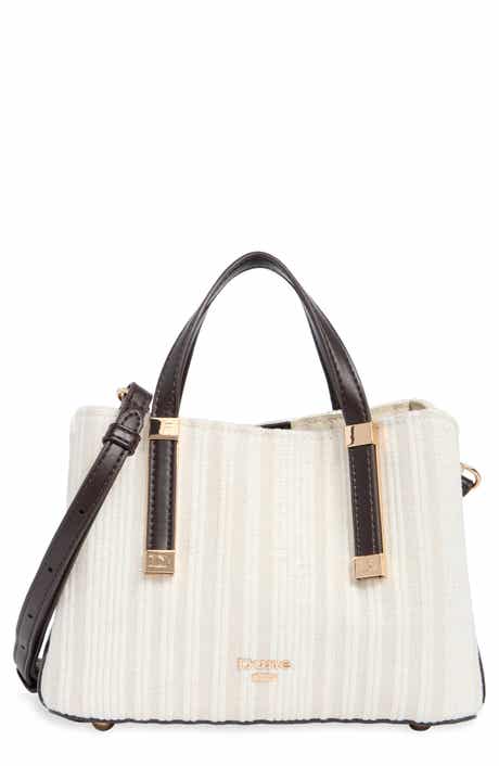 Dinky Dorrie Woven Canvas Satchel