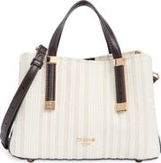 Dune London Dinky Dorrie Woven Canvas Satchel