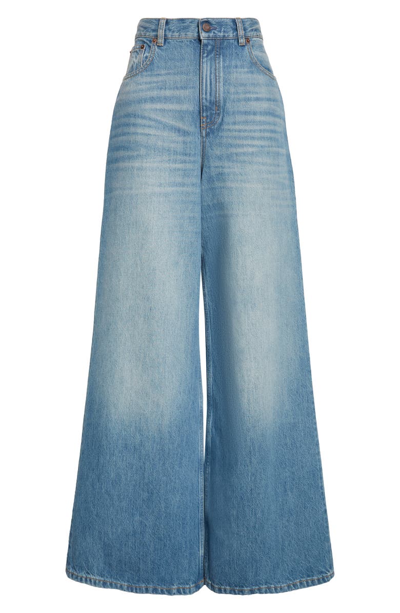 Chloé High Waist Wide Leg Jeans, Alternate, color, Dream Blue