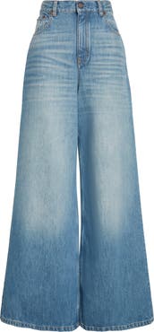 Chloé High Waist Wide Leg Jeans