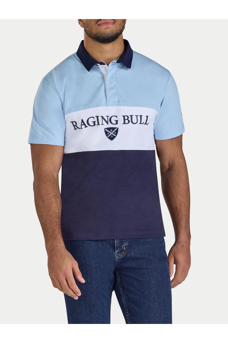 Cut & Sew Rugby Shirt, Alternate, color, Navy