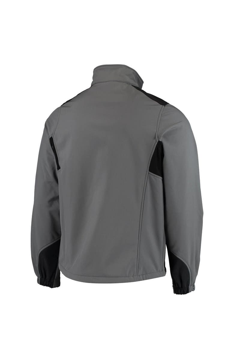 DUNBROOKE Men's Dunbrooke Charcoal Indianapolis Colts Circle Softshell Fleece Full-Zip Jacket, Alternate, color, 
