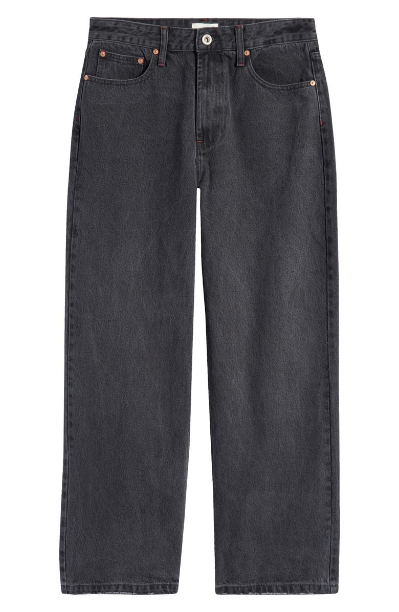 Elwood Nonstretch Baggy Jeans, Alternate, color, Washed Black