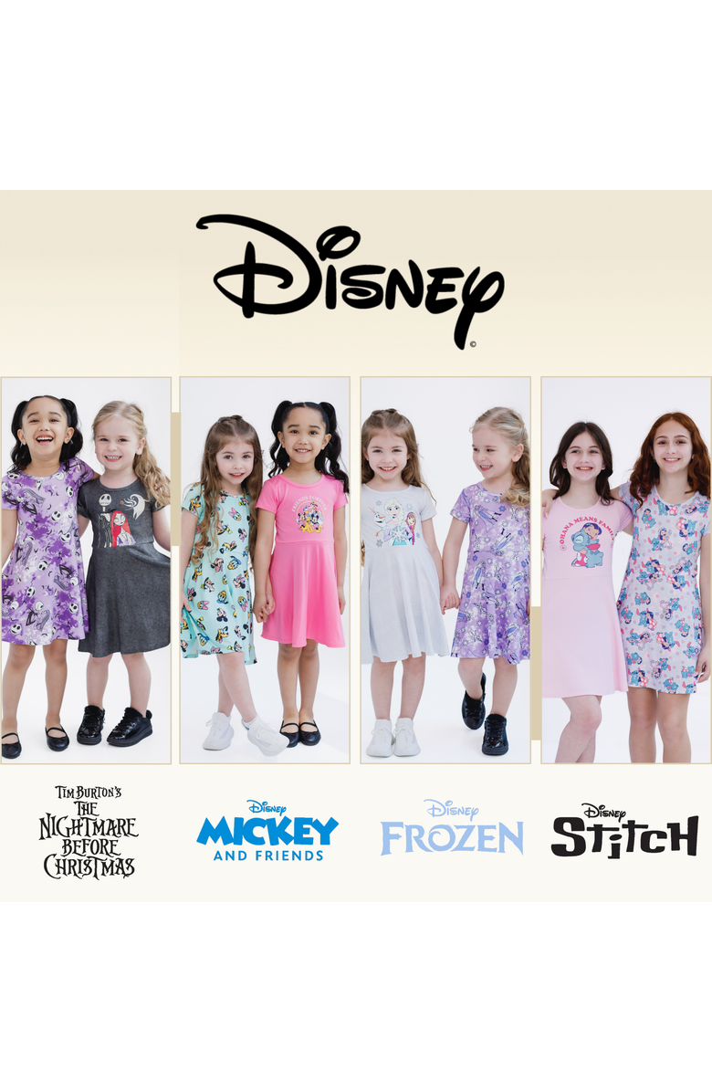 Disney Mickey Mouse & Friends 2-Piece Skater Dress Set, Alternate, color, Mickey Blue Pink