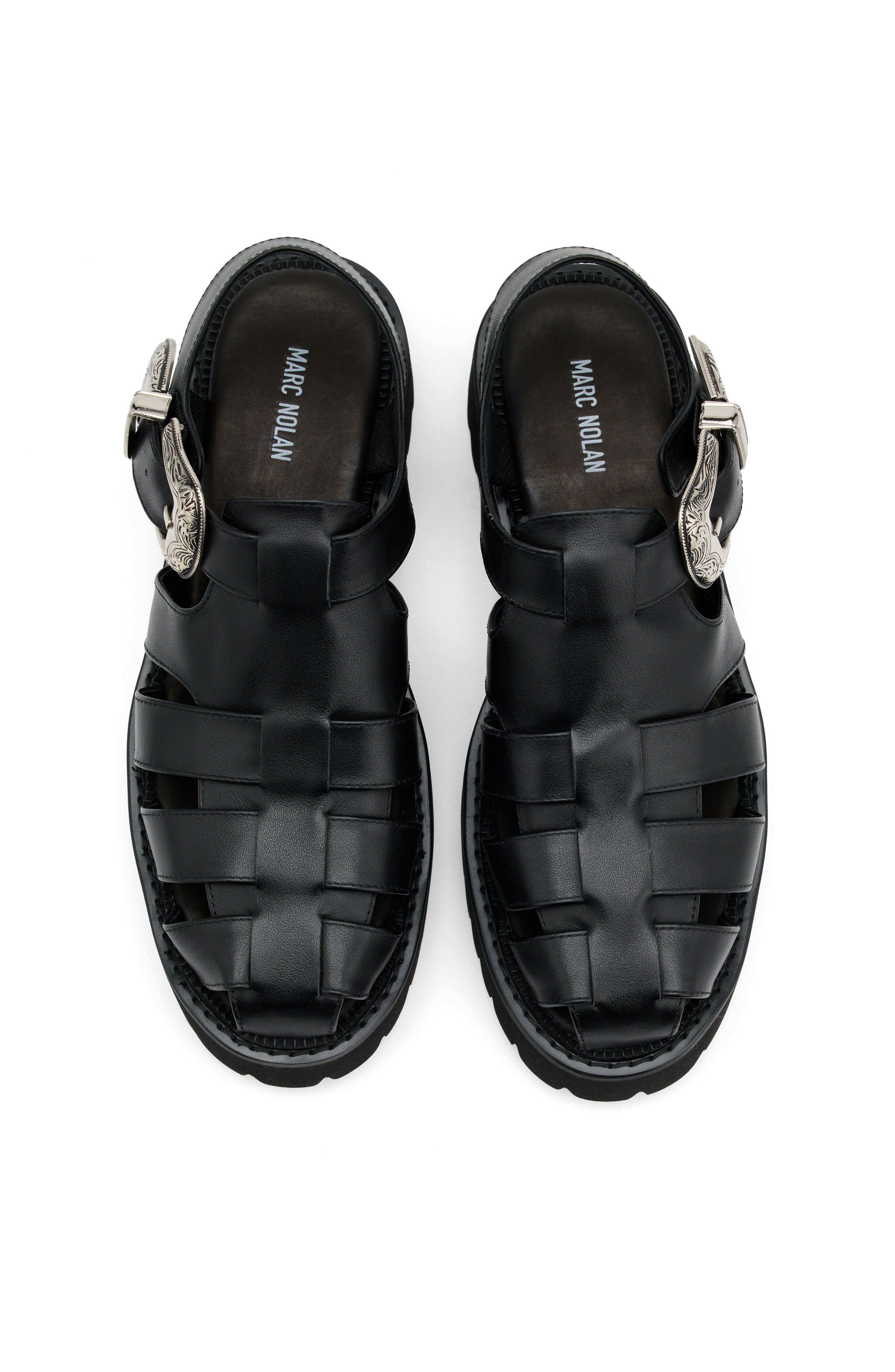 MARC NOLAN Maya Lug Fisherman Sandals, Alternate, color, 