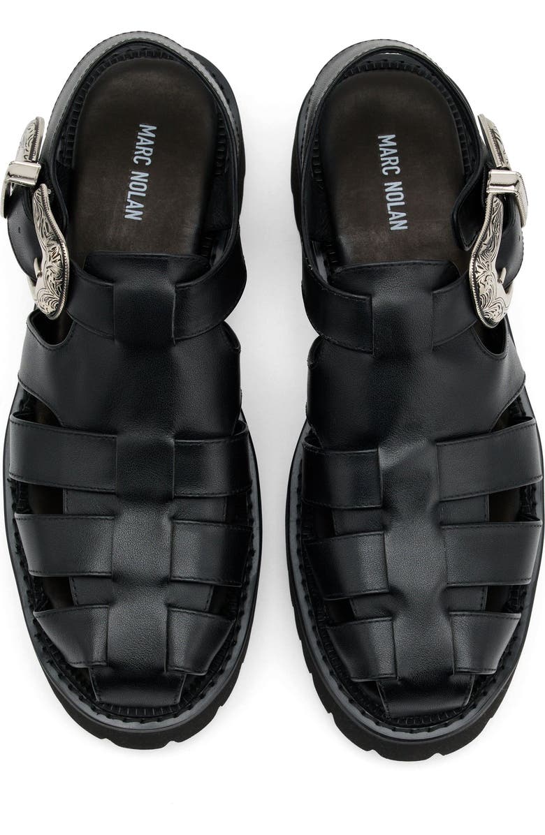 MARC NOLAN Maya Lug Fisherman Sandals, Alternate, color,