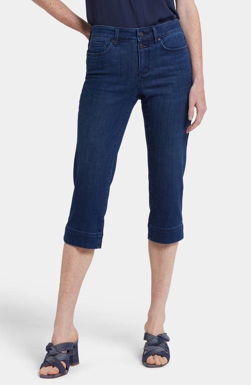 Nydj Marilyn High Waist Capri Jeans In Blue