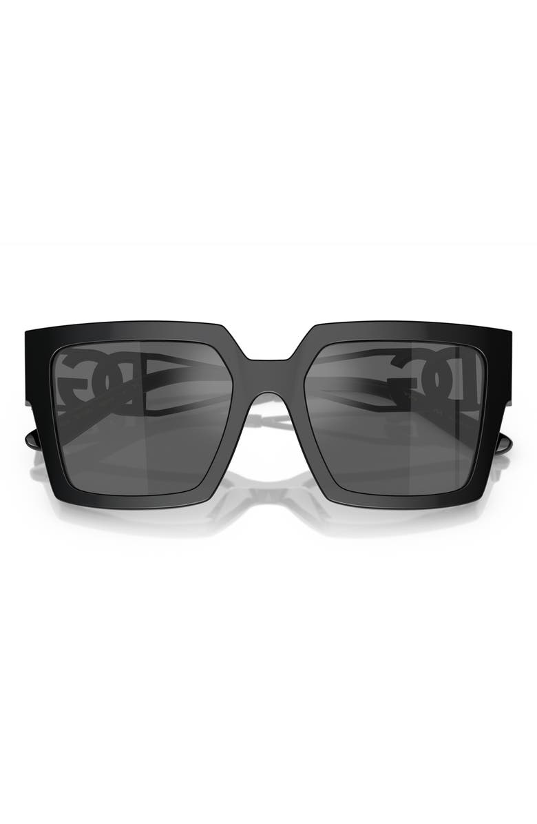 Dolce&Gabbana 53mm Square Sunglasses, Alternate, color, 