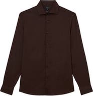 Reiss Ruban Solid Linen Button-Up Shirt