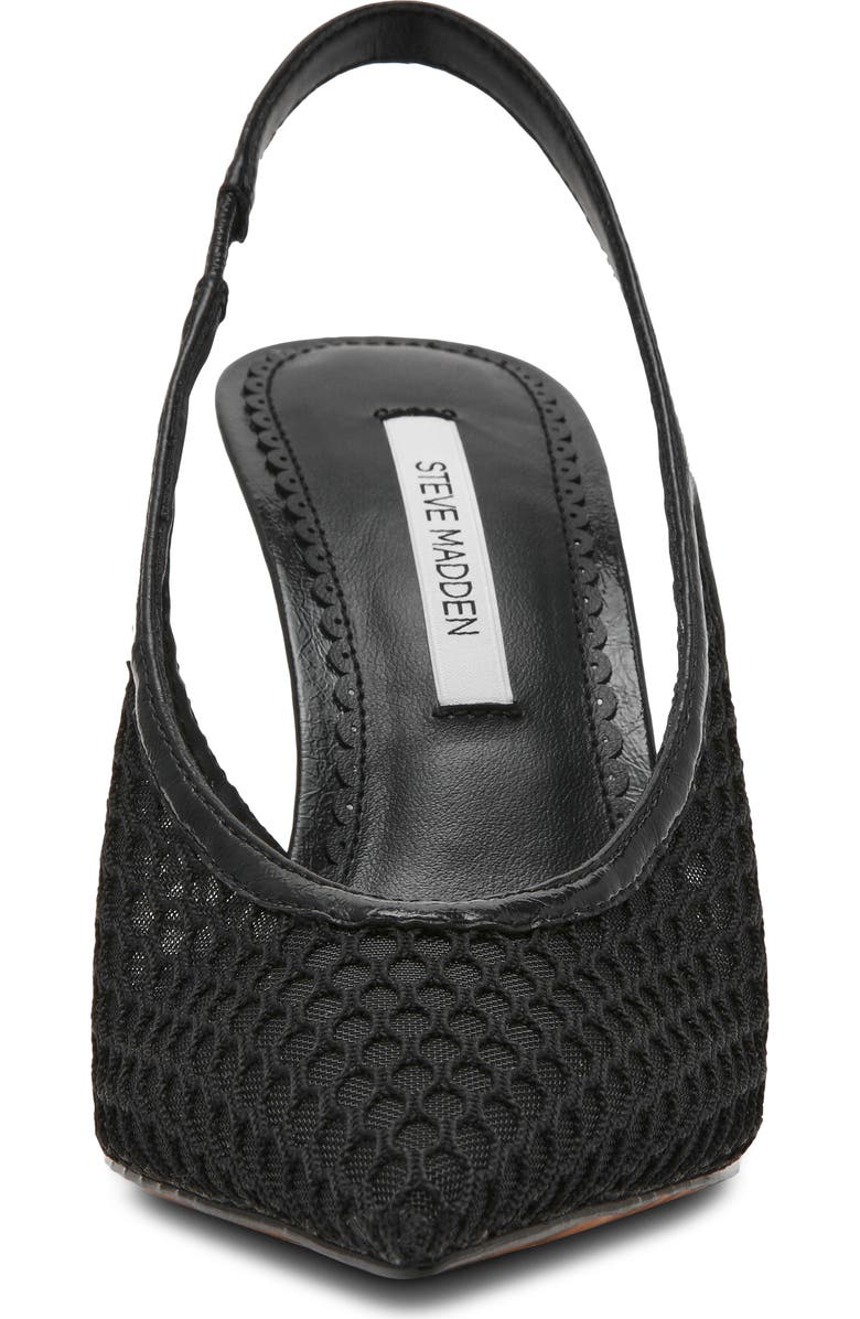 Steve Madden Andromeda Slingback Sandal, Alternate, color, Black Mesh