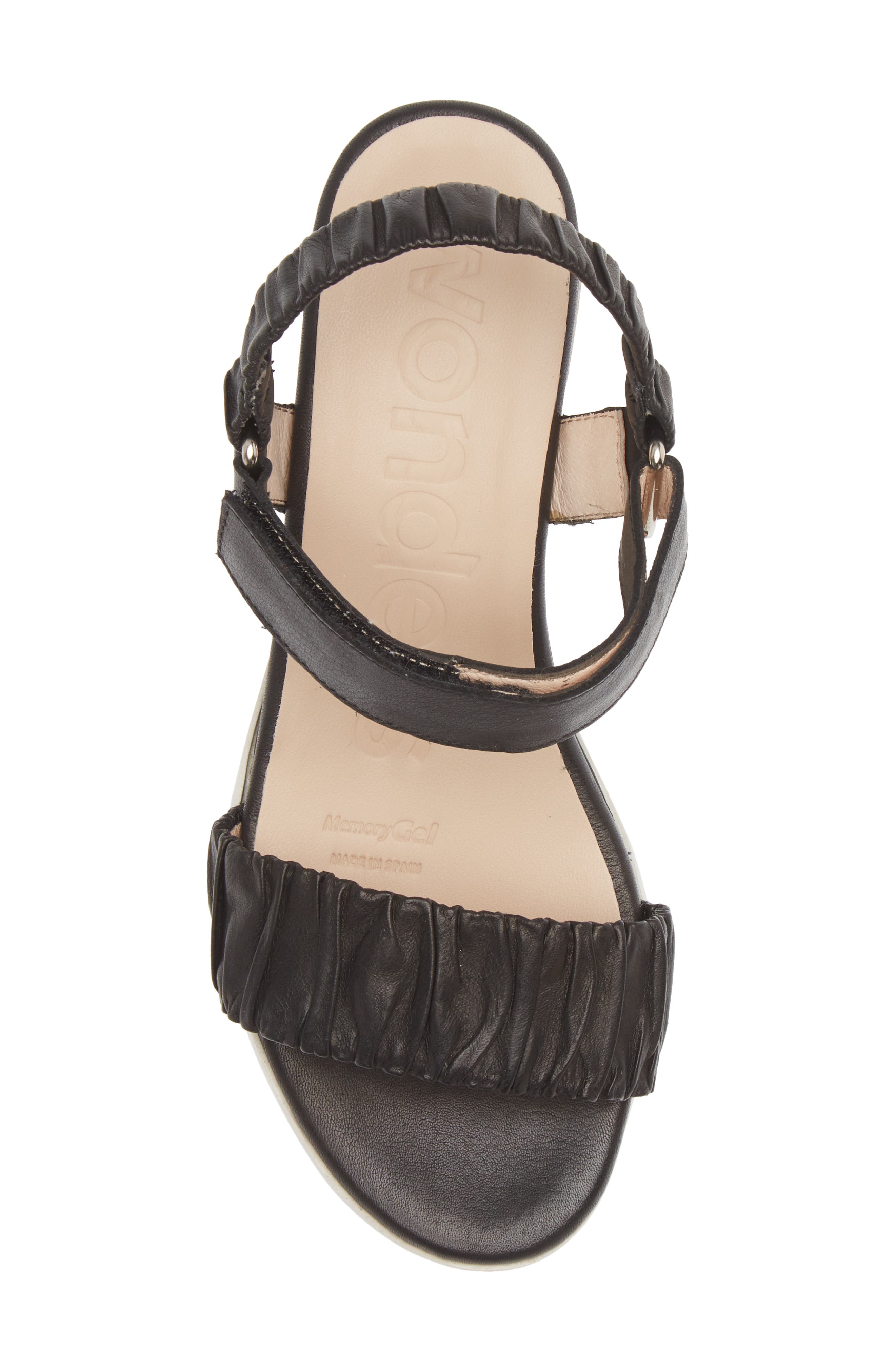 Wonders Platform Wedge Sandal, Alternate, color, 