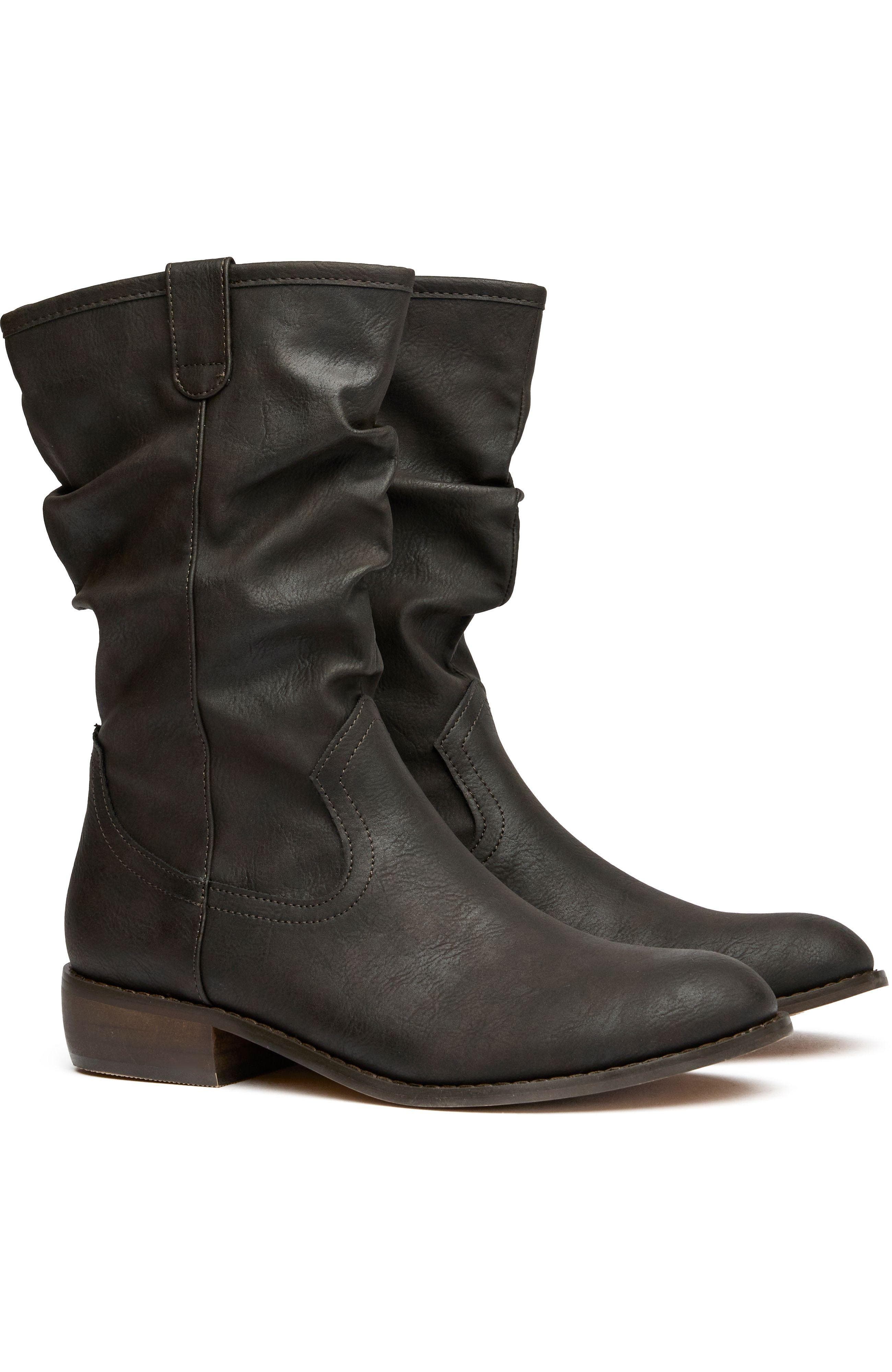 Prune Mid Calf Boots - image 4