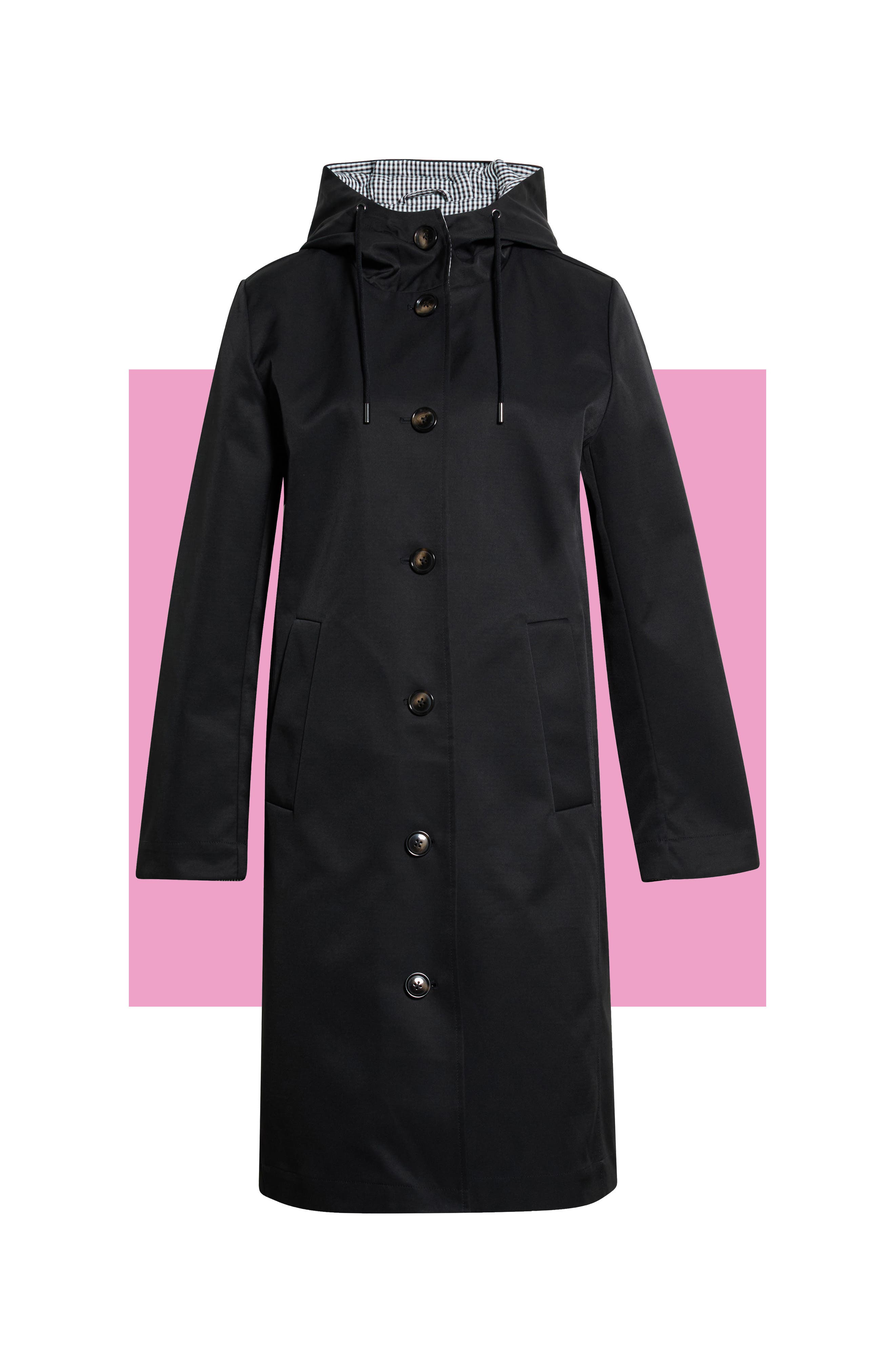 Bonded Hooded Raincoat