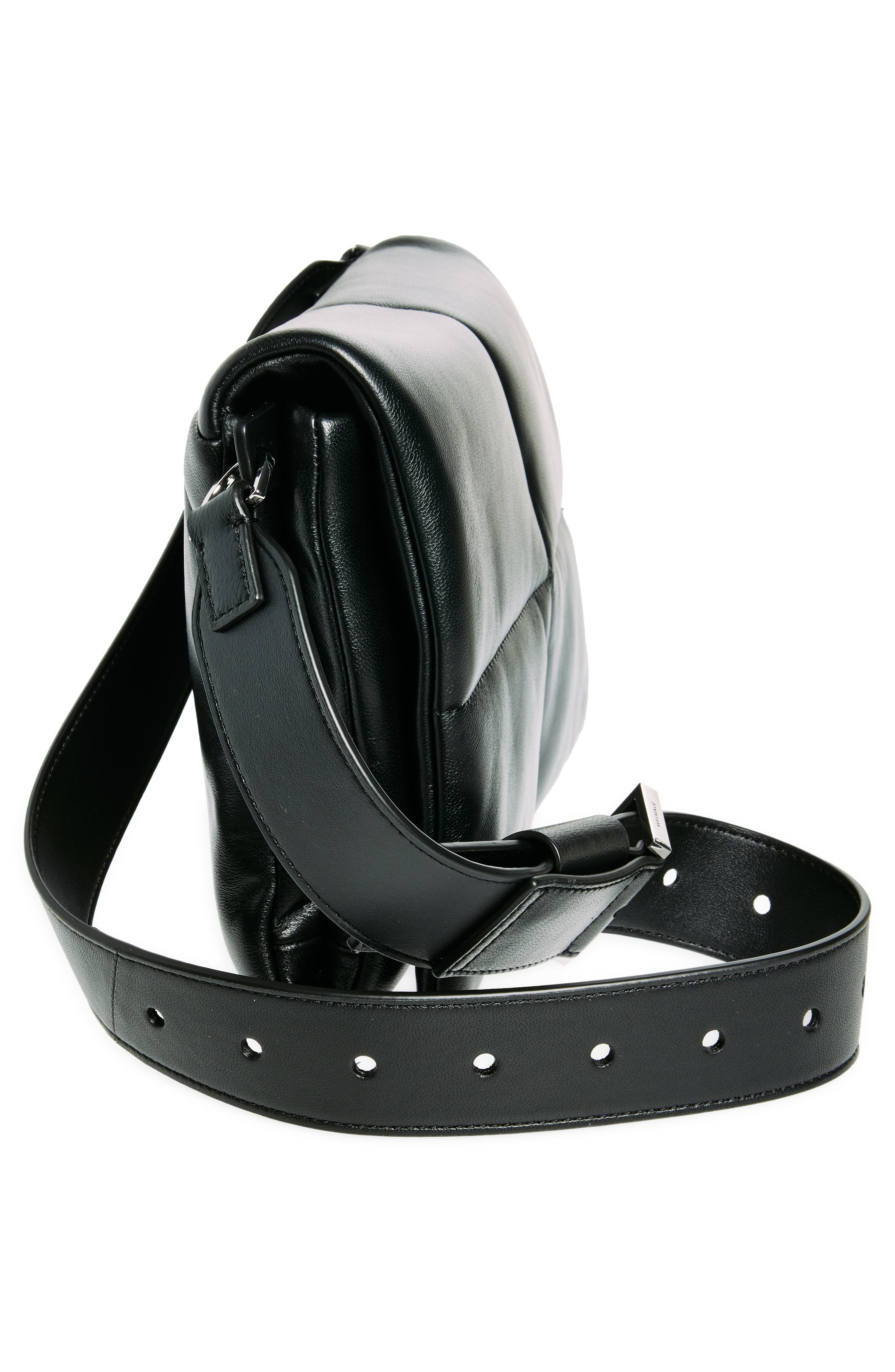 AllSaints Vittoria Quilted Leather Shoulder Bag, Alternate, color, 