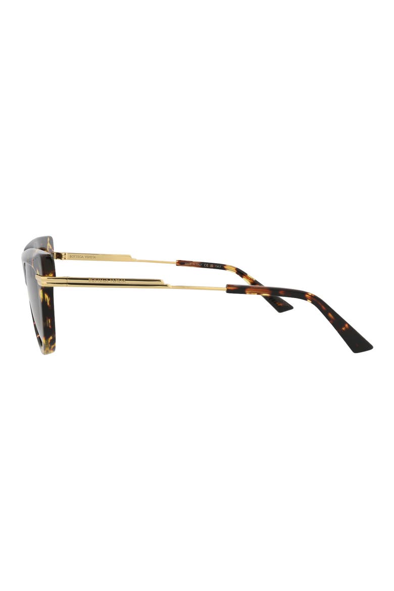 54mm Cat Eye Sunglasses, Alternate, color, HAVANA GOLD BROWN