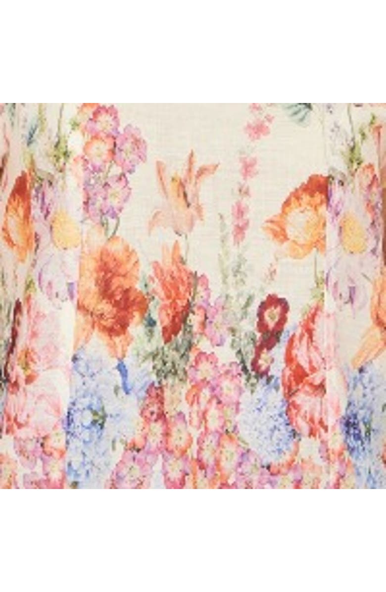 Yumi Floral Border Top, Alternate, color, Pink