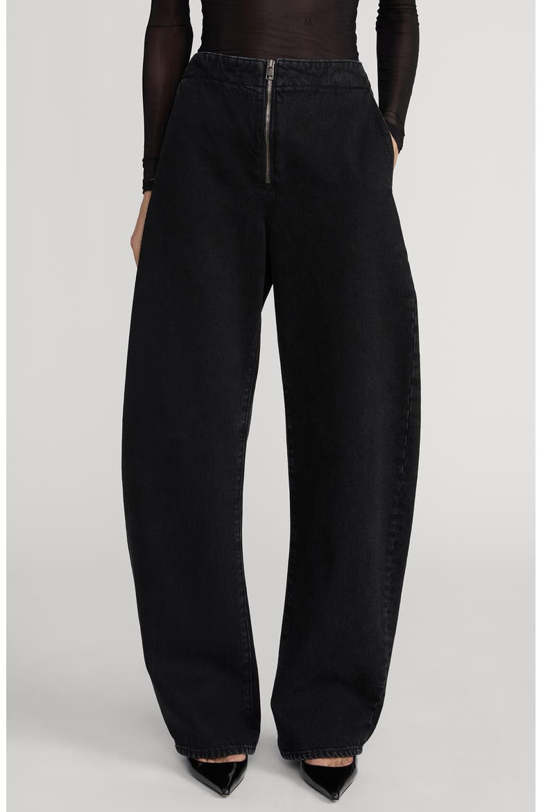 The Zip Straight Leg Jeans, Main, color, SUTRO
