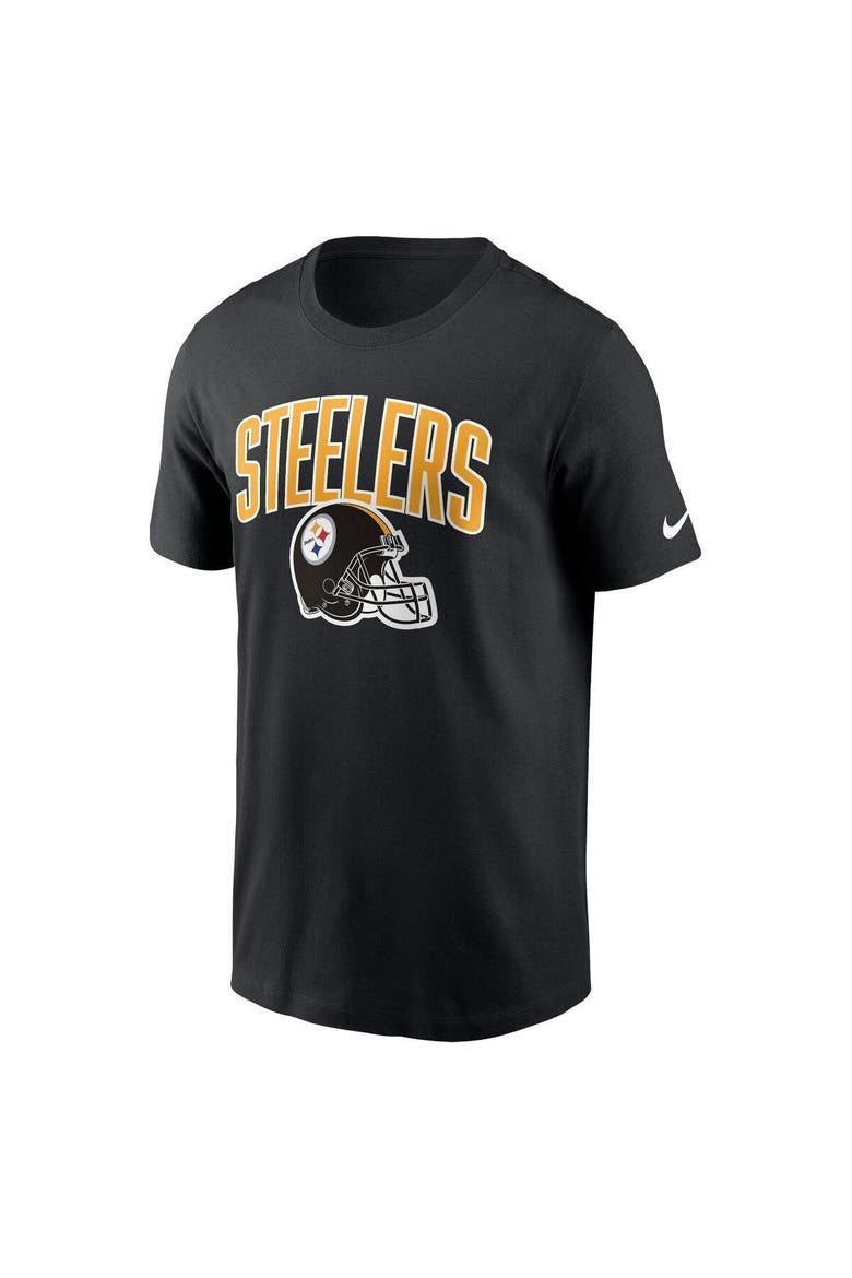 Men's Nike Black Pittsburgh Steelers Team Athletic T-Shirt, Alternate, color, Black
